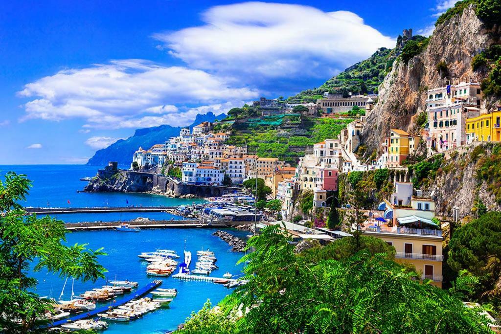 Appartamento Coastal Cliff, Amalfi Pianillo Esterno foto